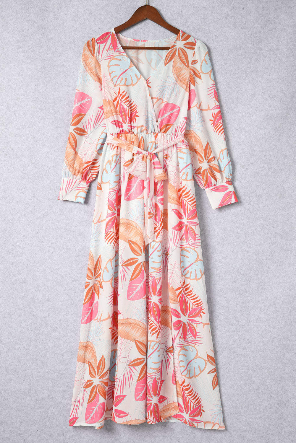 Floral Long Sleeve Maxi Dress