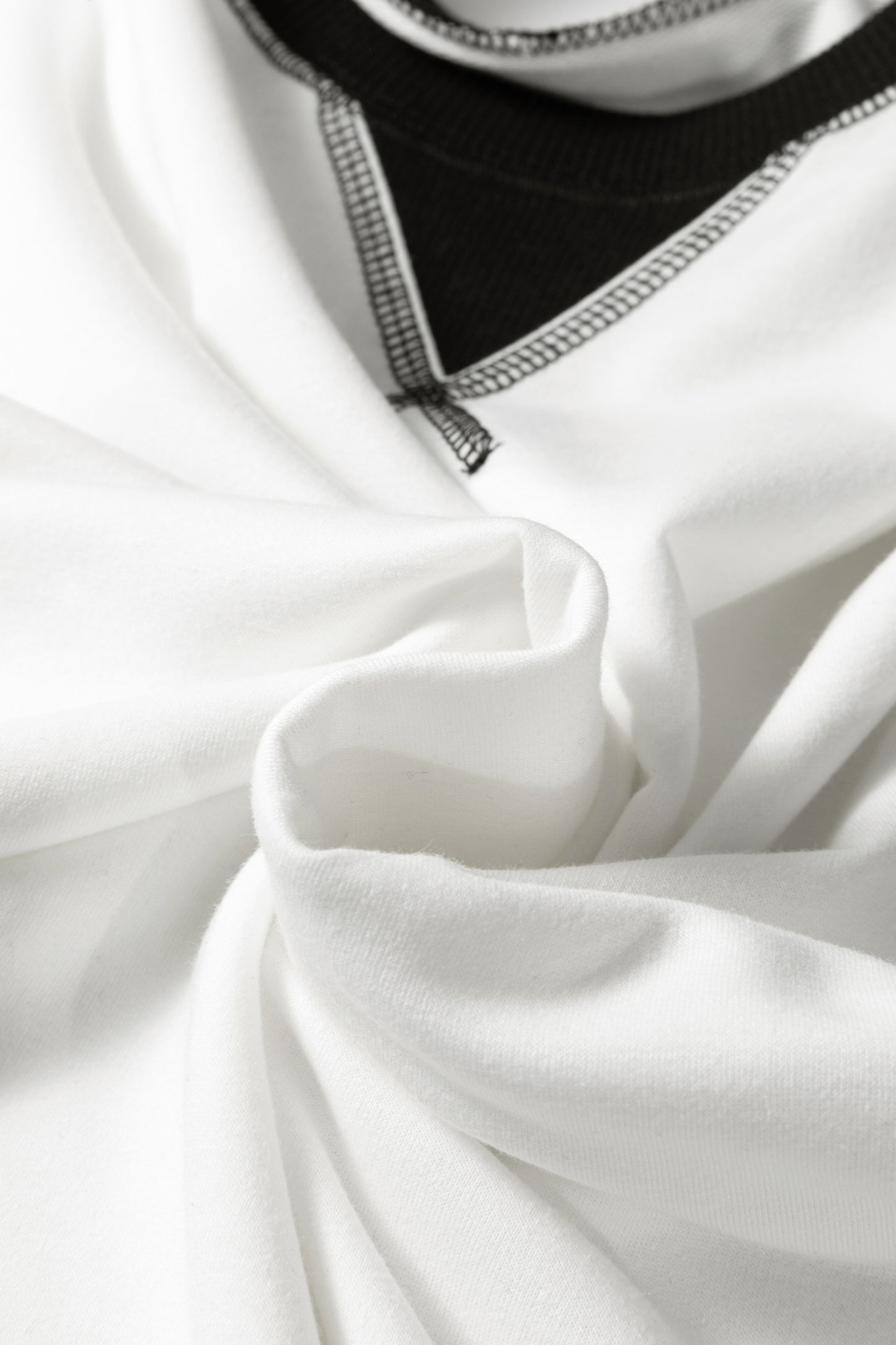 Stripe Patchwork Long Sleeve Knit Top