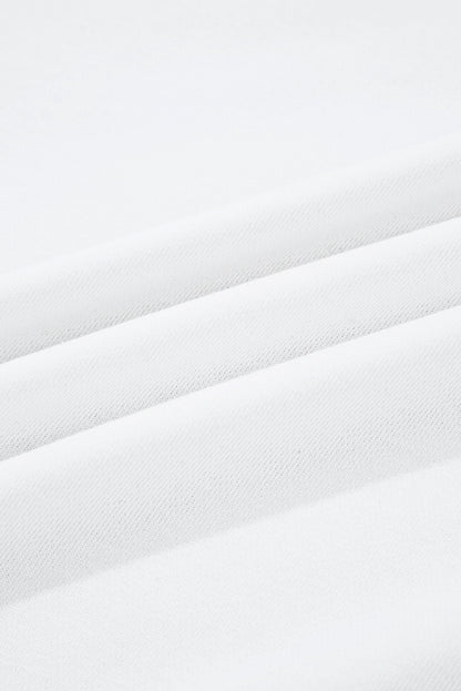 Plus Size Bow Tie Drop Shoulder Sweatshirt