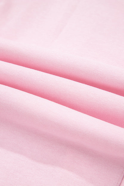 Solid Drawstring Elastic Waist Jogger Pants