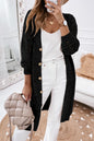 Pointelle Hollowed Button Front Cardigan