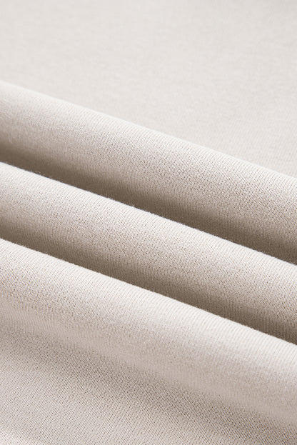 Stripe Colorblock Drop Shoulder Sweatshirt