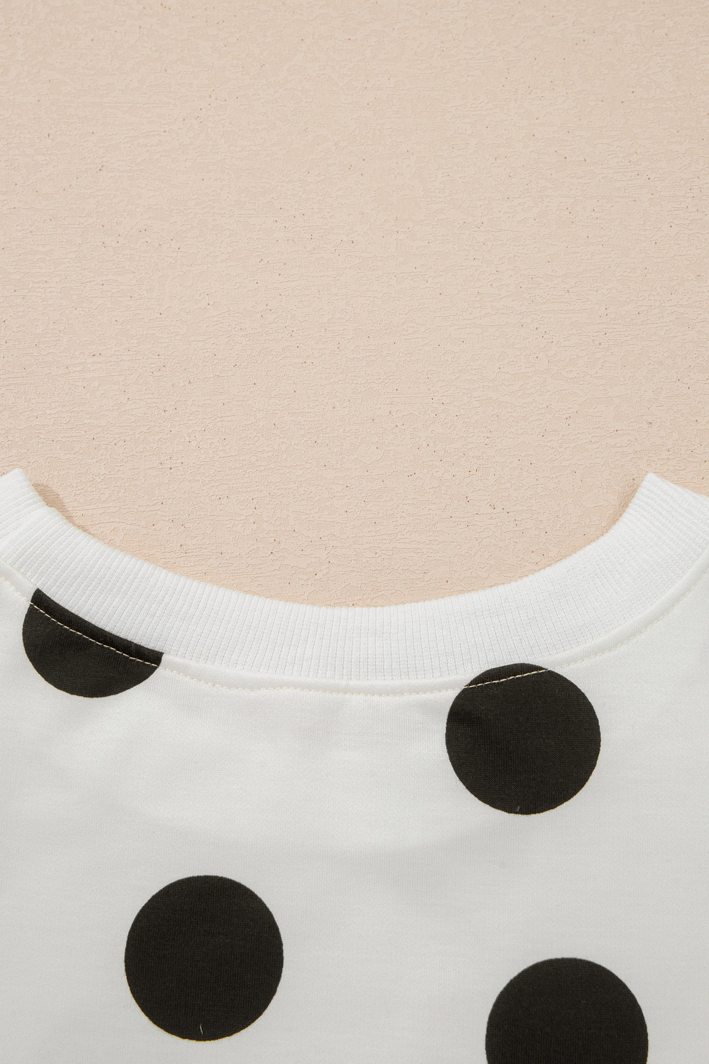 Polka Dot Long Sleeve Flared Mini Dress