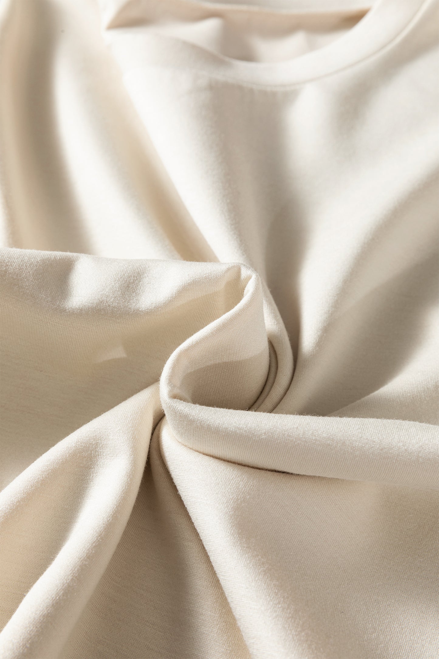 Contrast Stripe Crewneck Top & Straight Pants Set