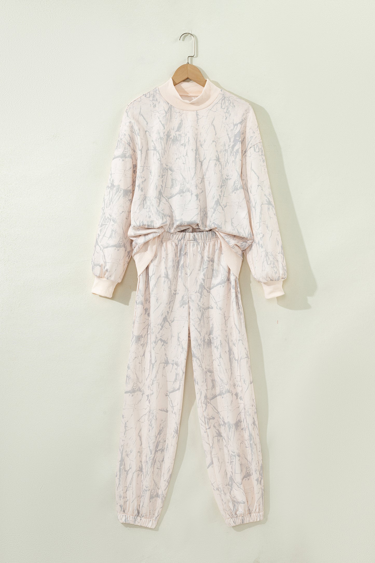 Camo Long Sleeve Top and Jogger Pants Set