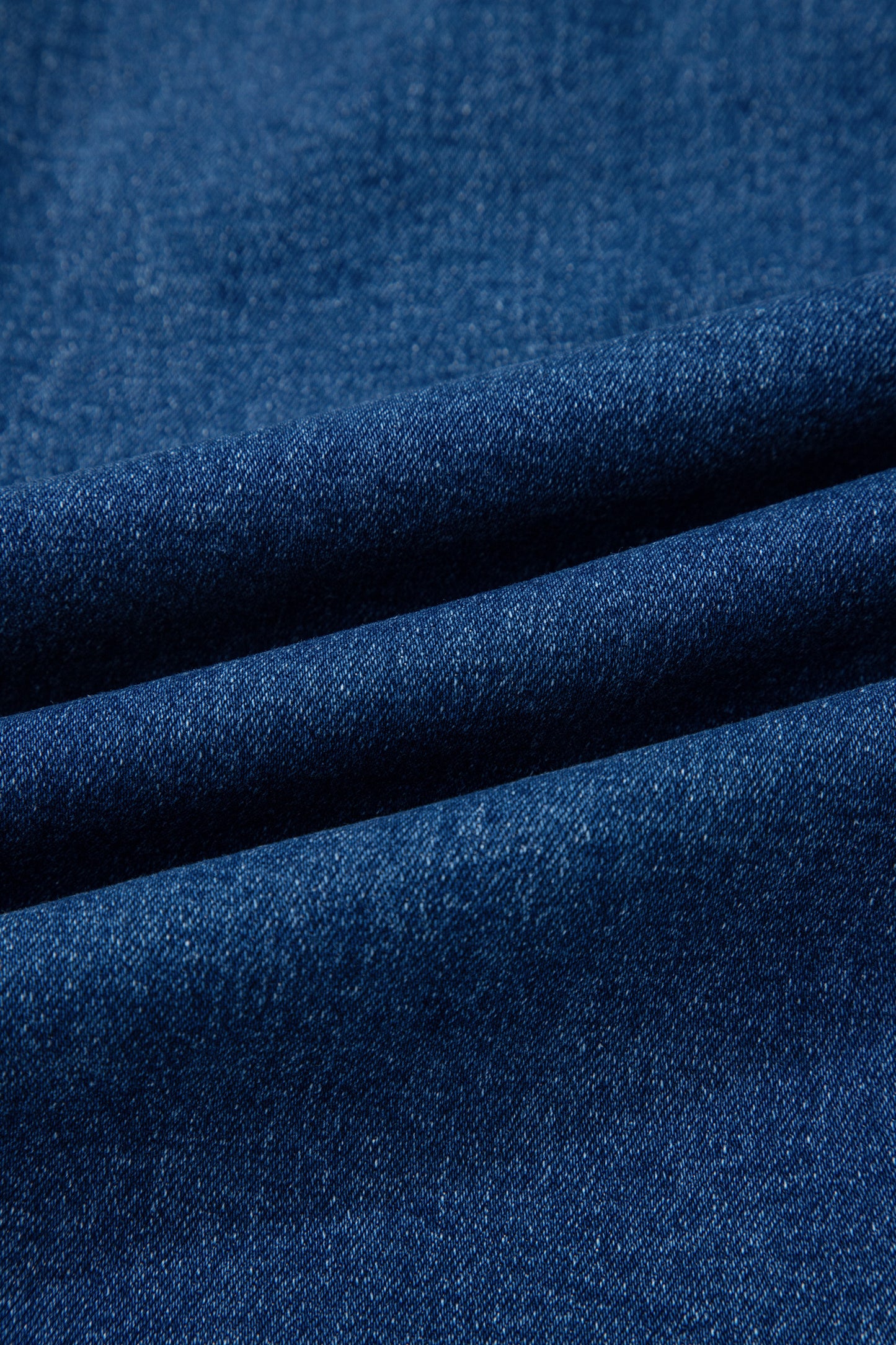 Solid Denim Seam Detail High Waist Jeans