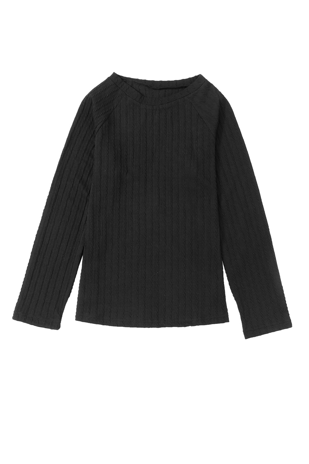 Ribbed Knit Long Sleeve Top