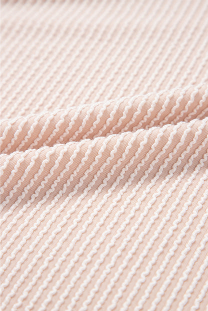 Corded Top and Ruffle Mini Skort Set