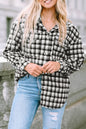 Plaid Chest Pocket Buttoned Shacket