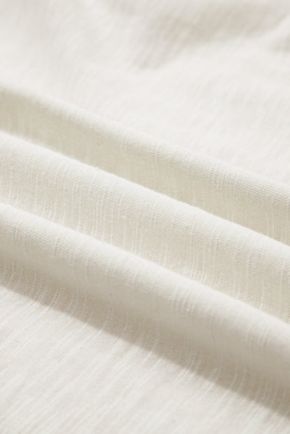 Floral Patchwork Flutter Sleeve Ricrac Trim Blouse