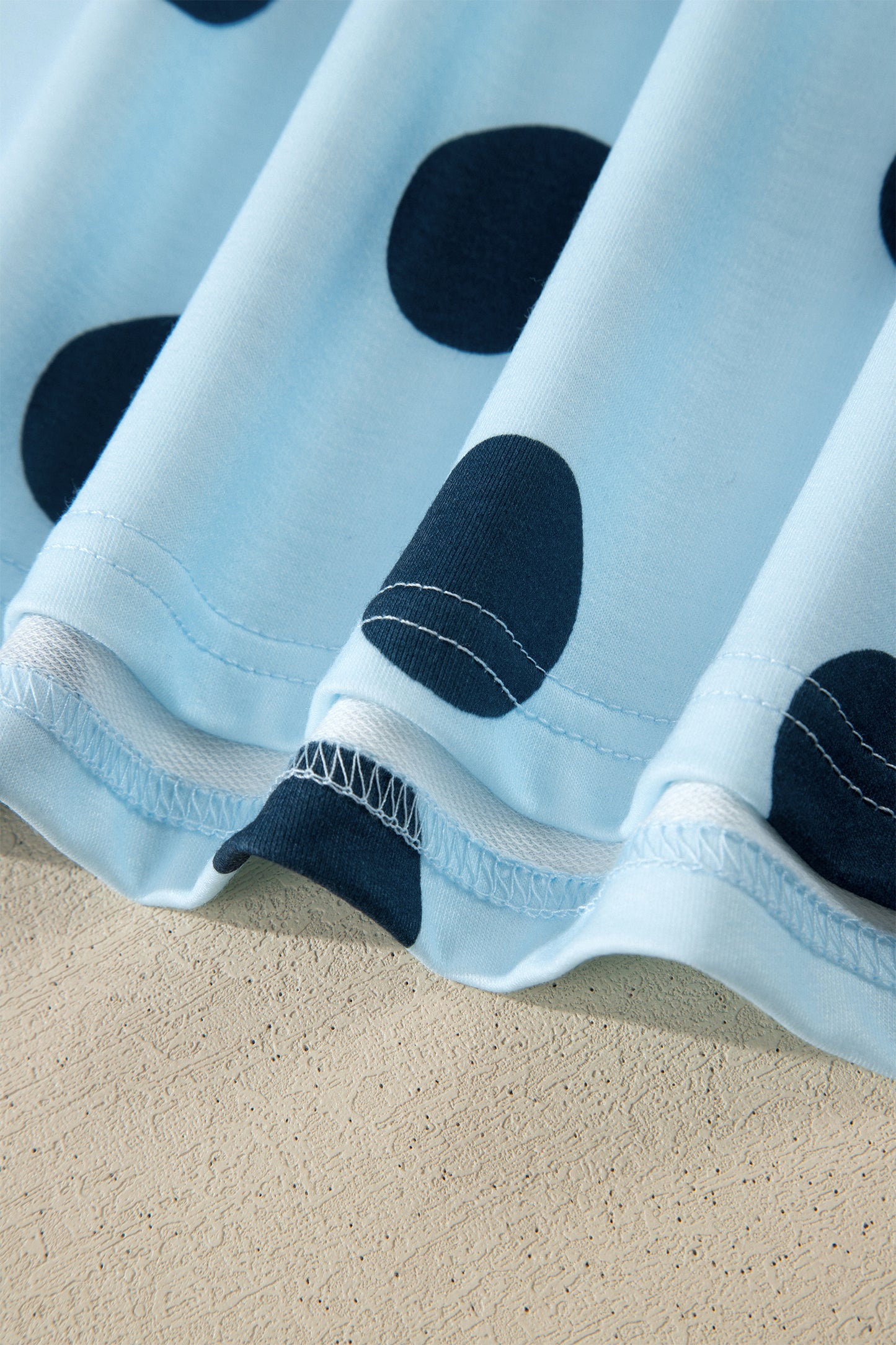Polka Dot Tee & Drawstring Short Set