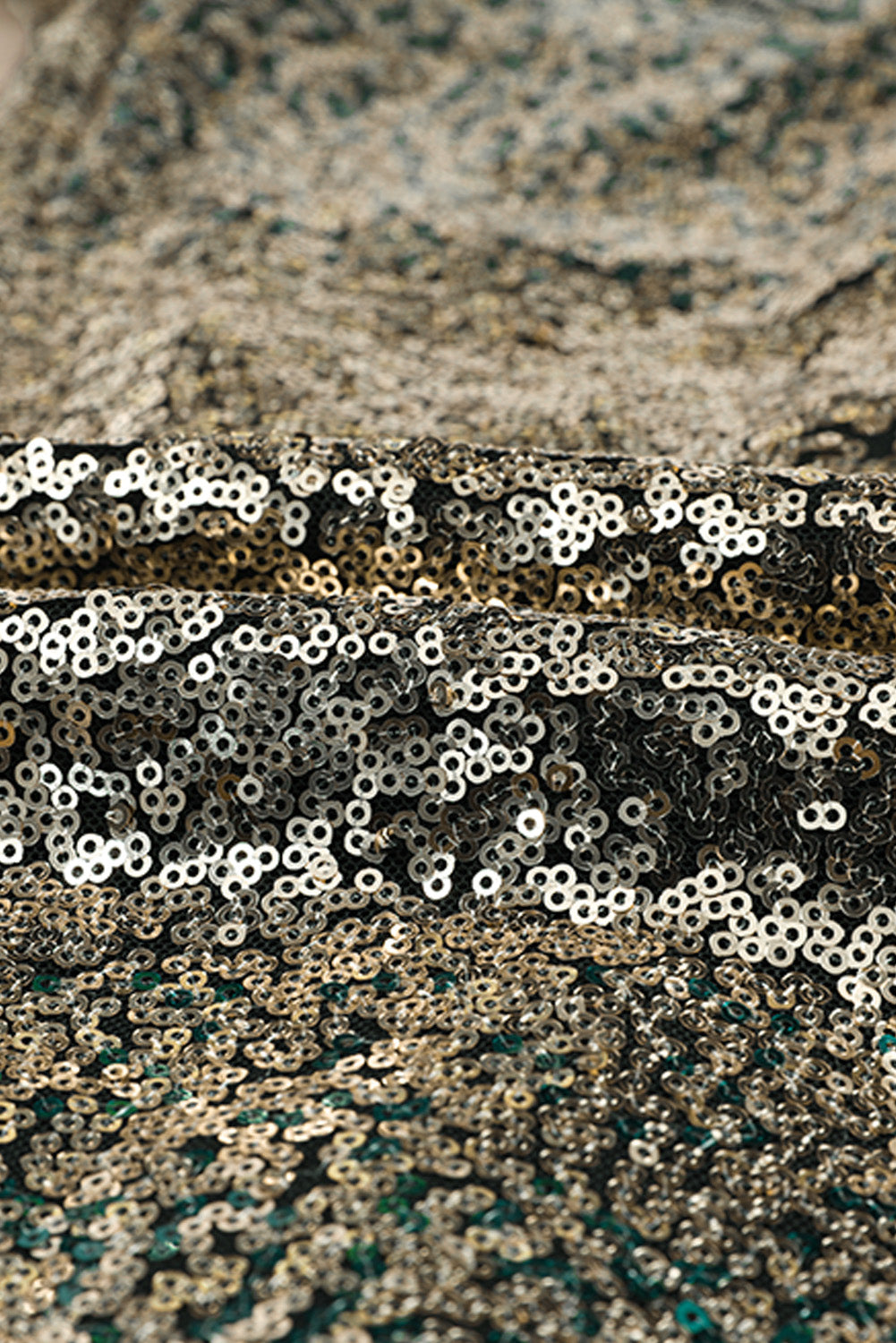 Sequin Gradient High Waist Flared Pants