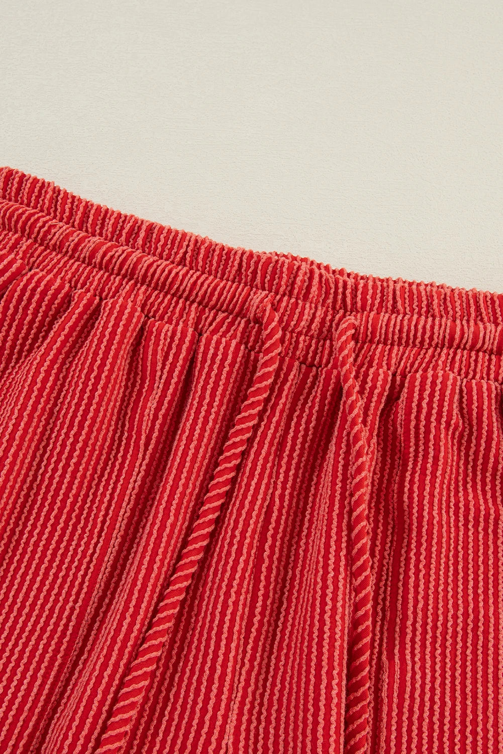 Christmas Letter Print Corded Knit Top & Pants Set