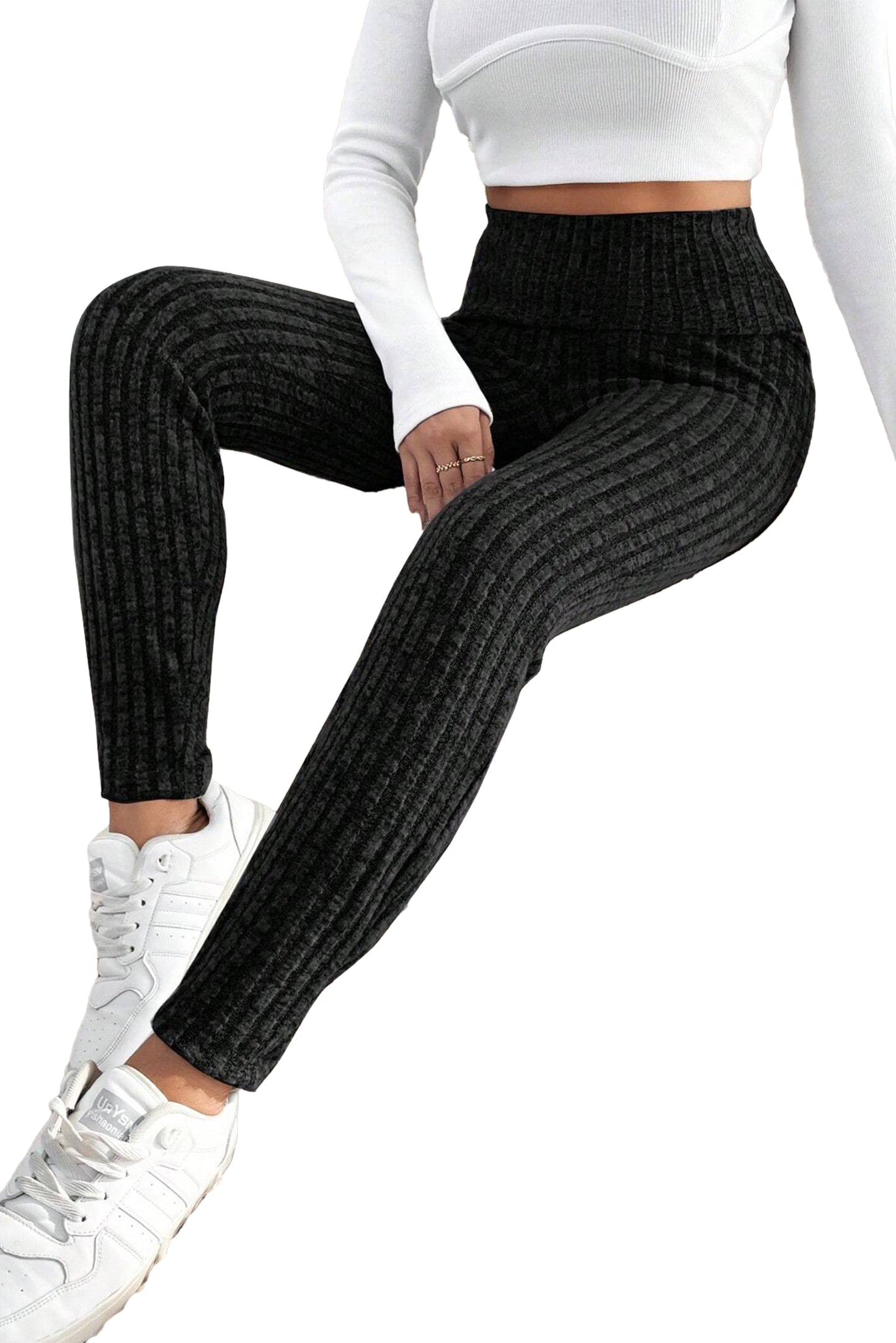 Ribbed High Waisted Leggings