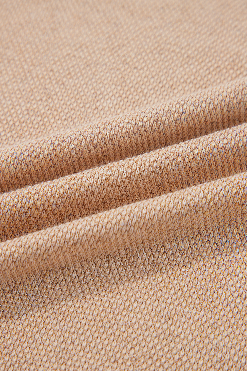 Plus Size Textured Knit Long Sleeve Tunic Top