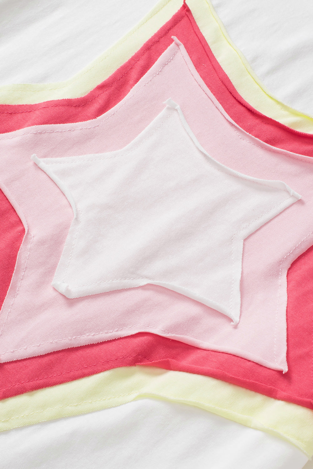 Star Colorblock Oversized Tee