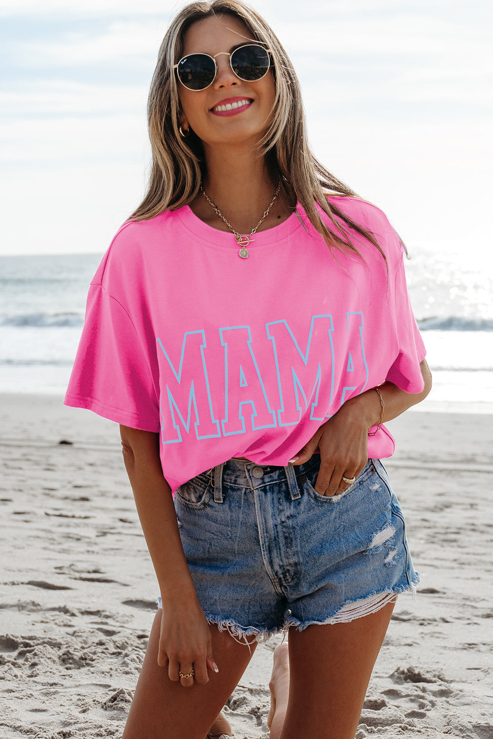 MAMA Short Sleeve Graphic T-Shirt
