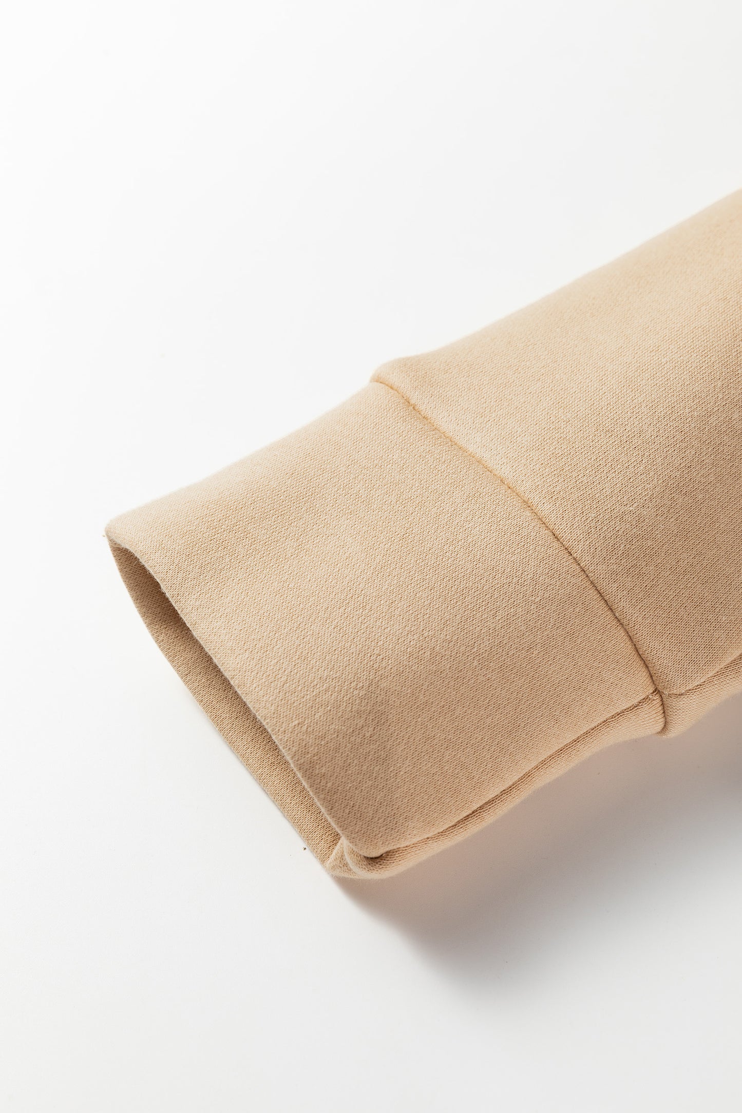 Solid Grommet V-Neck Drop Shoulder Sweatshirt