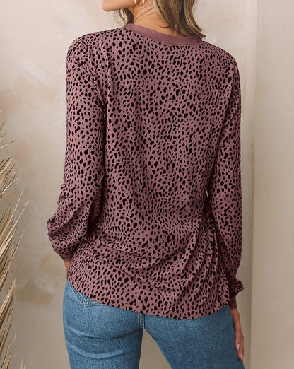 Leopard Long Sleeve Top