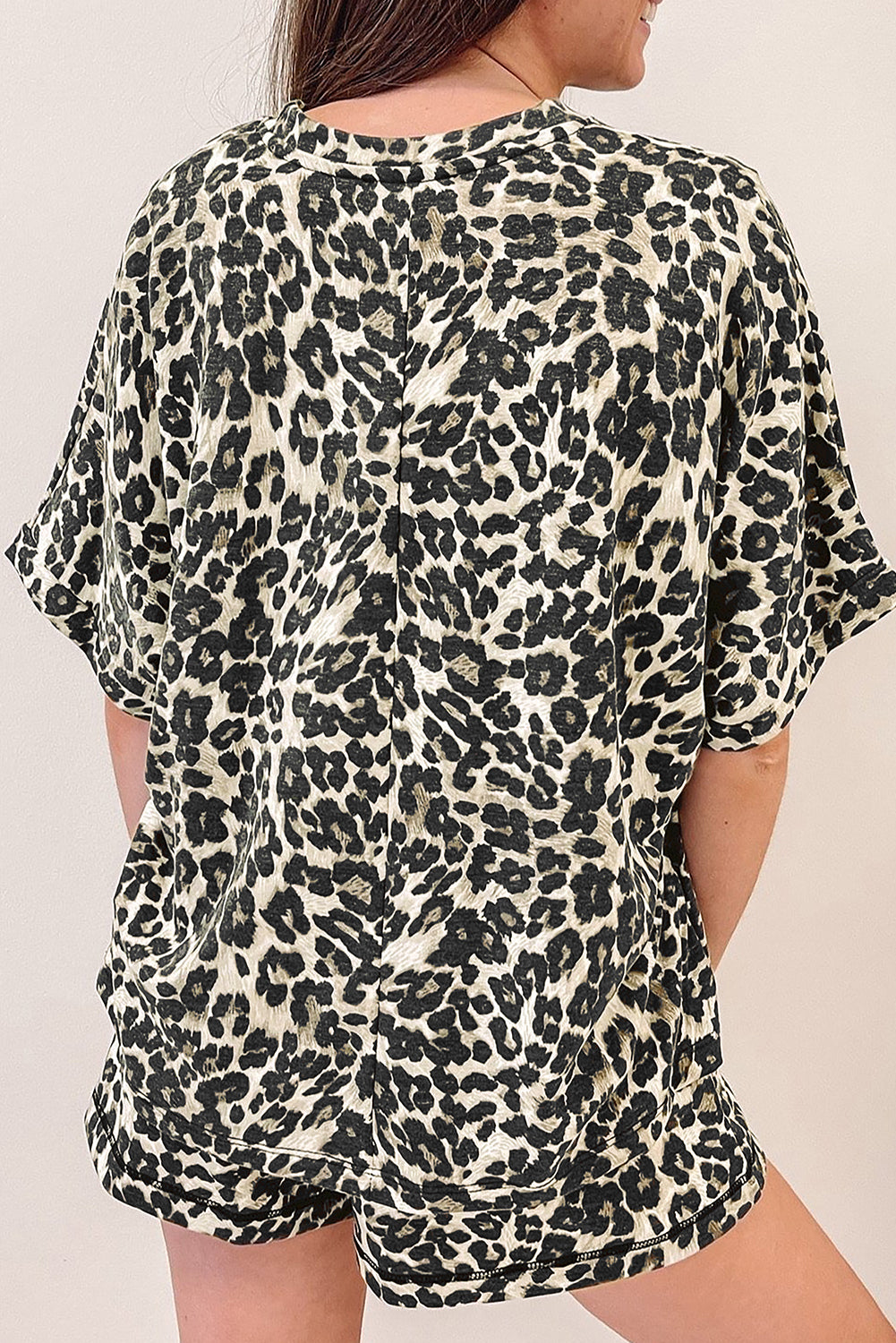 Cheetah Tee and Shorts Set