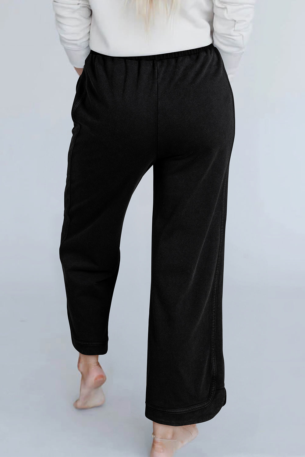 Mineral Reverse Seam Wide Leg Pants