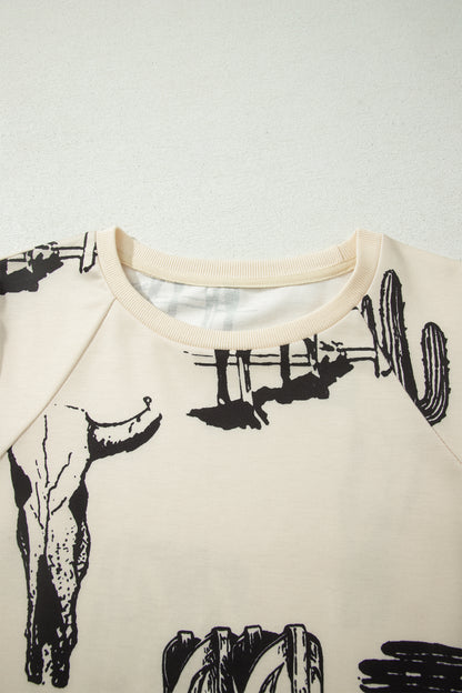 Western Retro Short Sleeve T-Shirt