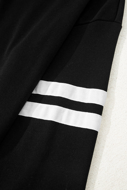 Varsity Stripe Sweatshirt and Short Set