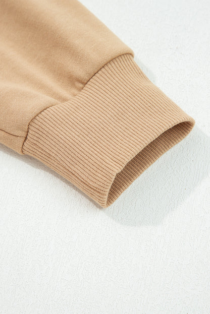 Varsity Stripe Drop Shoulder Oversized Sweatshirt