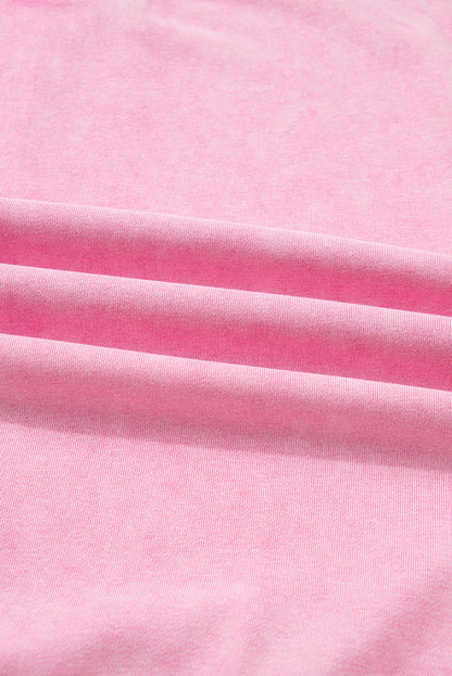 Valentine Solid Mineral Wash Crewneck Sweatshirt