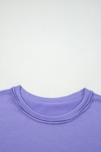 Floral Patchwork Long Sleeve Sweatshirt