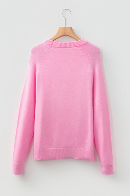 MERRY Christmas Raglan Sleeve Sweater