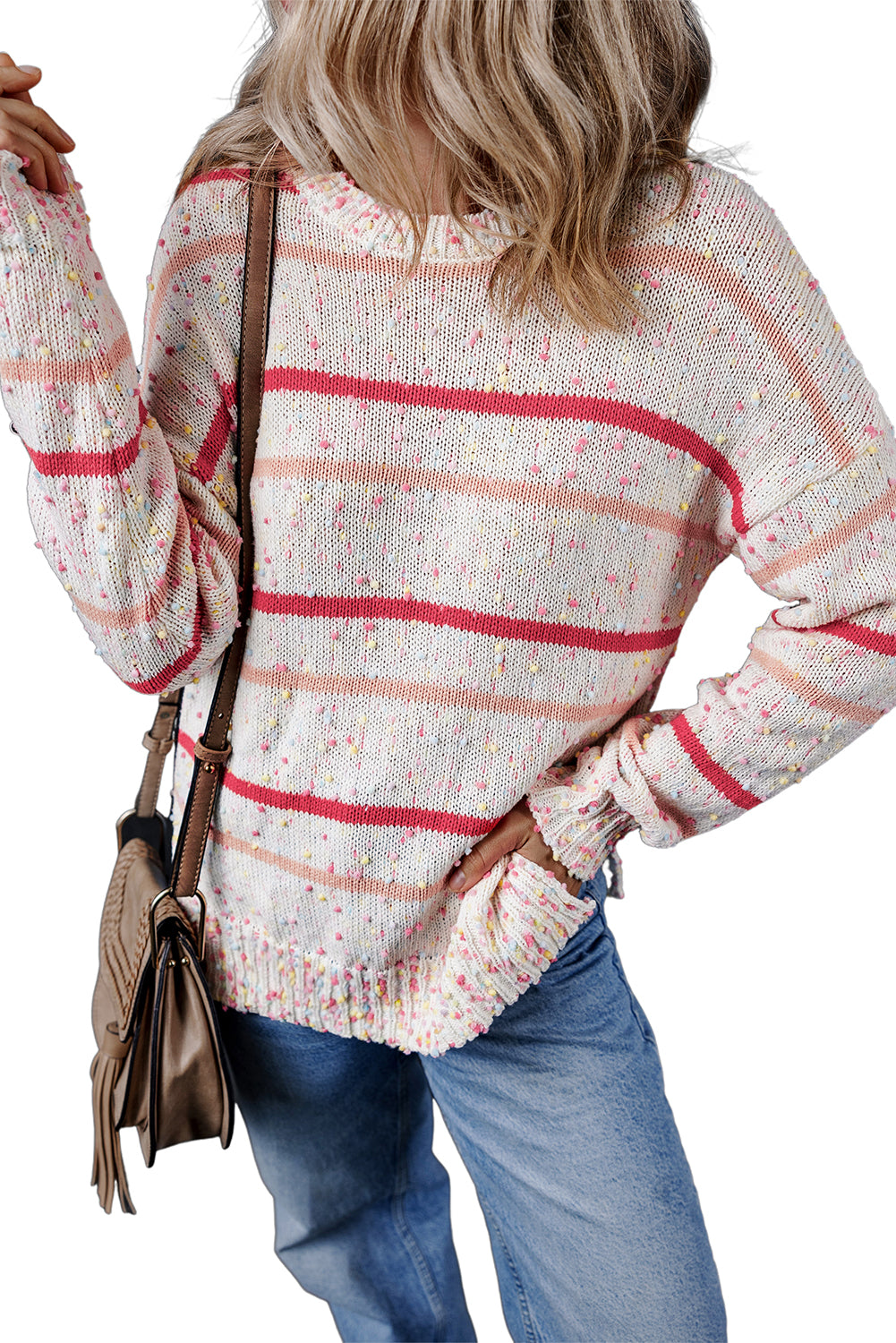 Stripe Confetti Knit Sweater