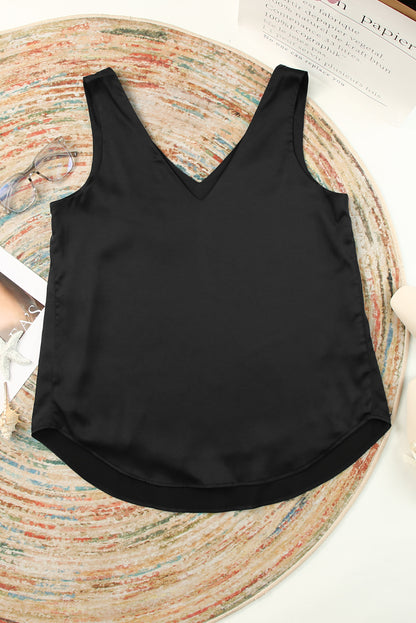 Deep V-Neck Tank Top