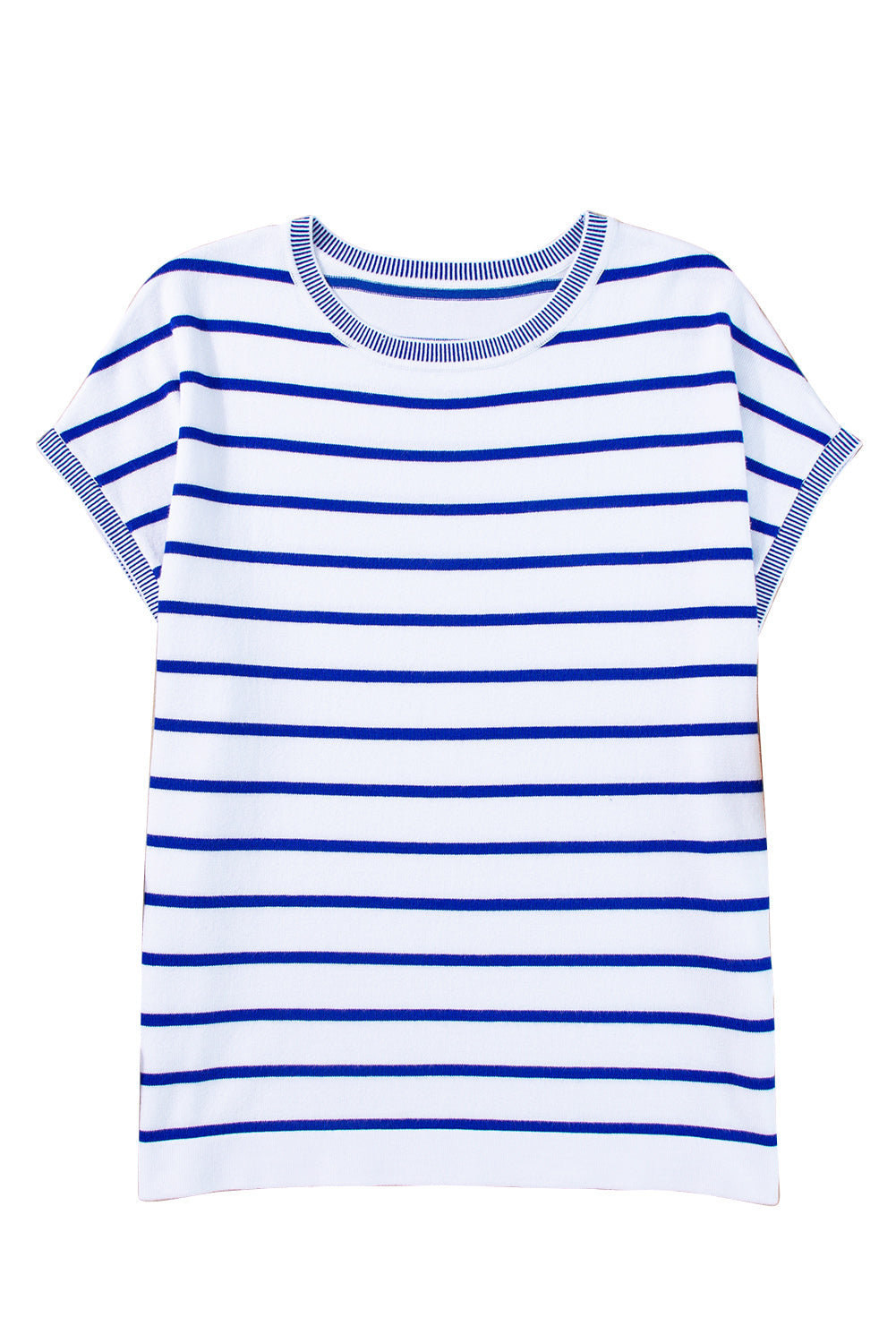 Stripe Bat Sleeve T-Shirt