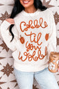 Gobble Wobble Crochet Sweater Plus Size