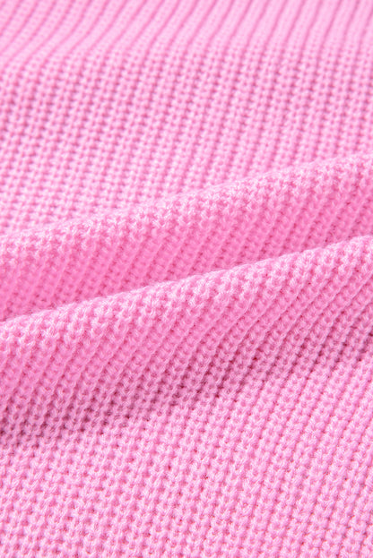 Christmas Merry & Bright Stripe Trim Sweater