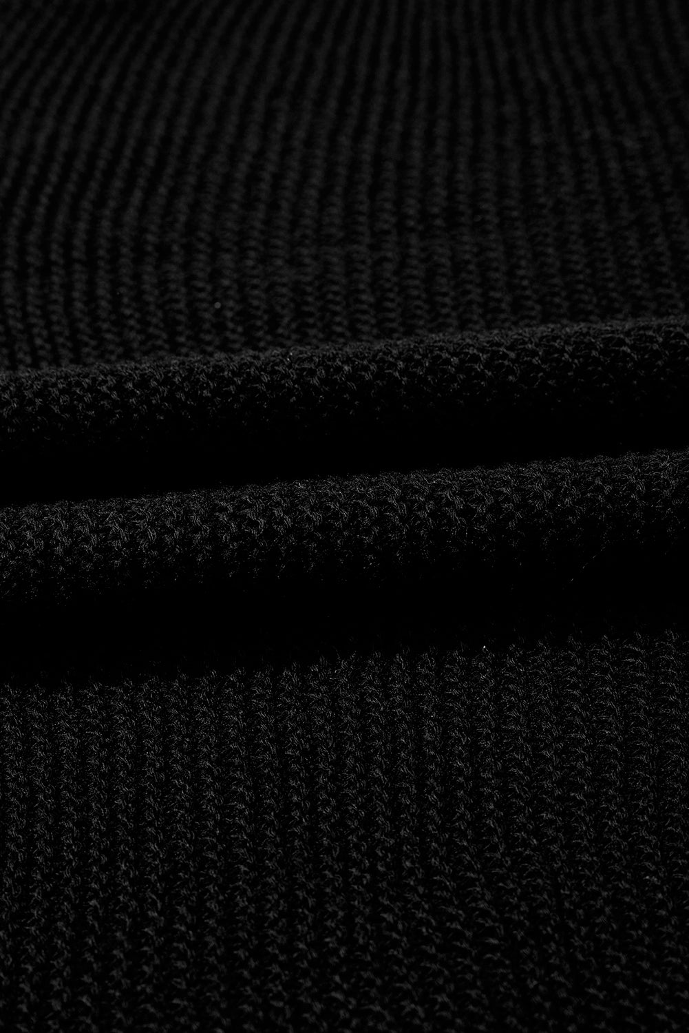 Solid Short Sleeve Side Slit Sweater Tee