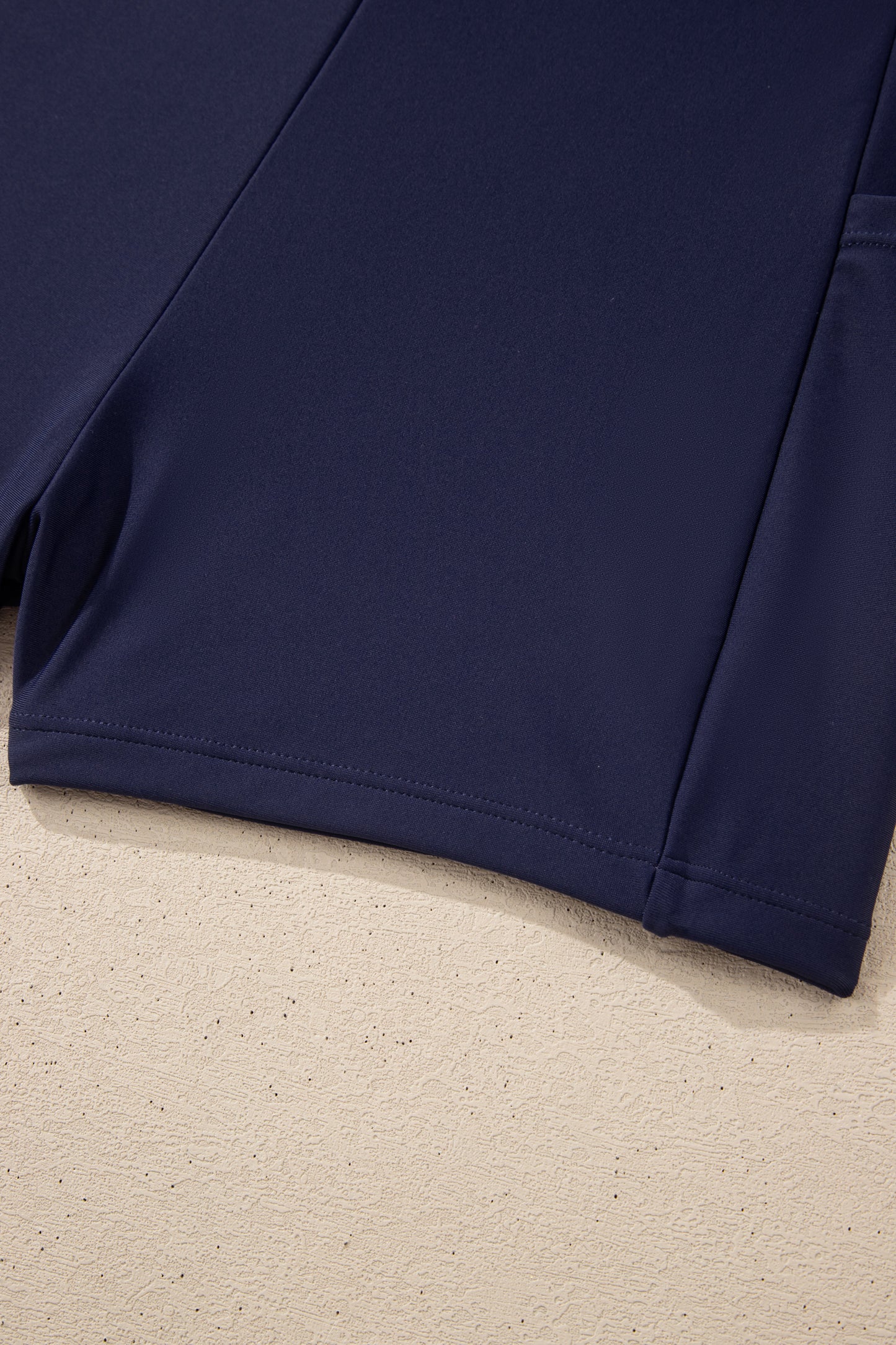 Contrast Trim Ruffle High Waist Swim Dress