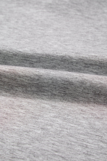 Colorblock Patchwork V-Neck Drawstring Hoodie