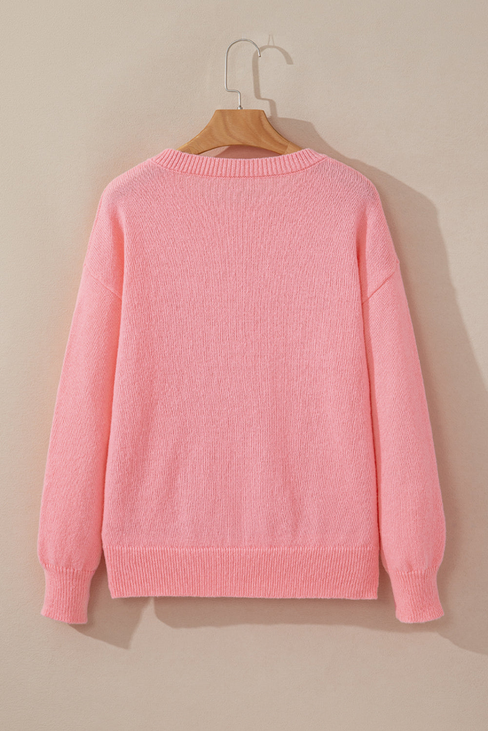 XOXO Heart Round Neck Sweater