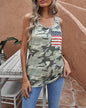 Star Stripe Camo Tank Top