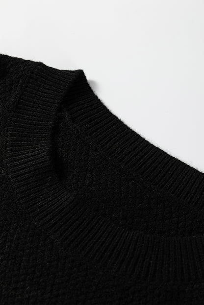 Colorblock Stripe Long Sleeve Sweater