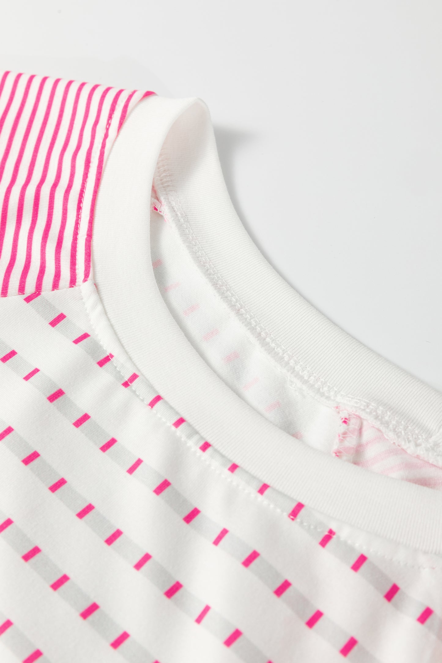 Stripe Raglan Patchwork Long Sleeve Top