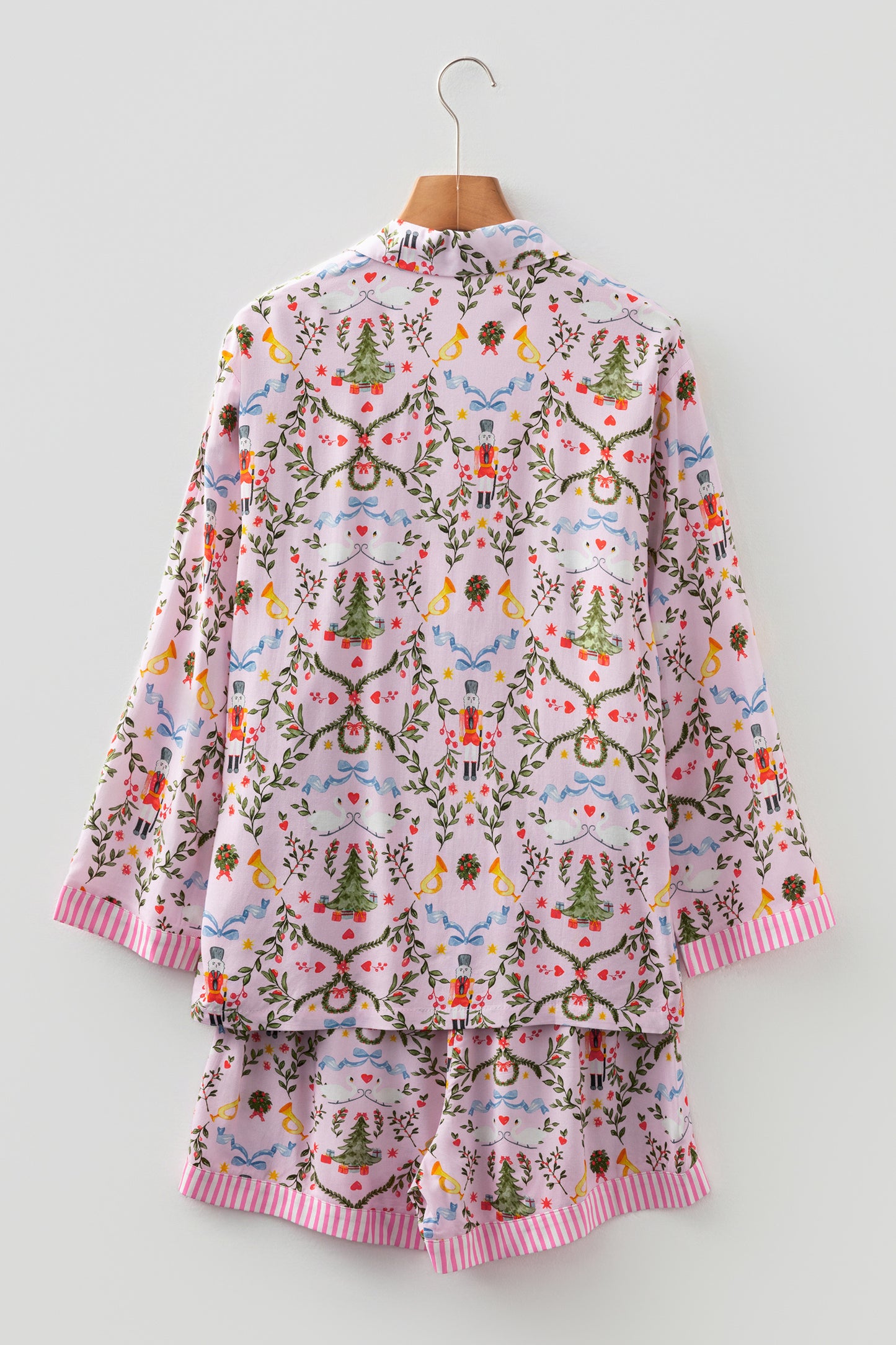 Christmas Nutcracker Top and Shorts Pajama Set