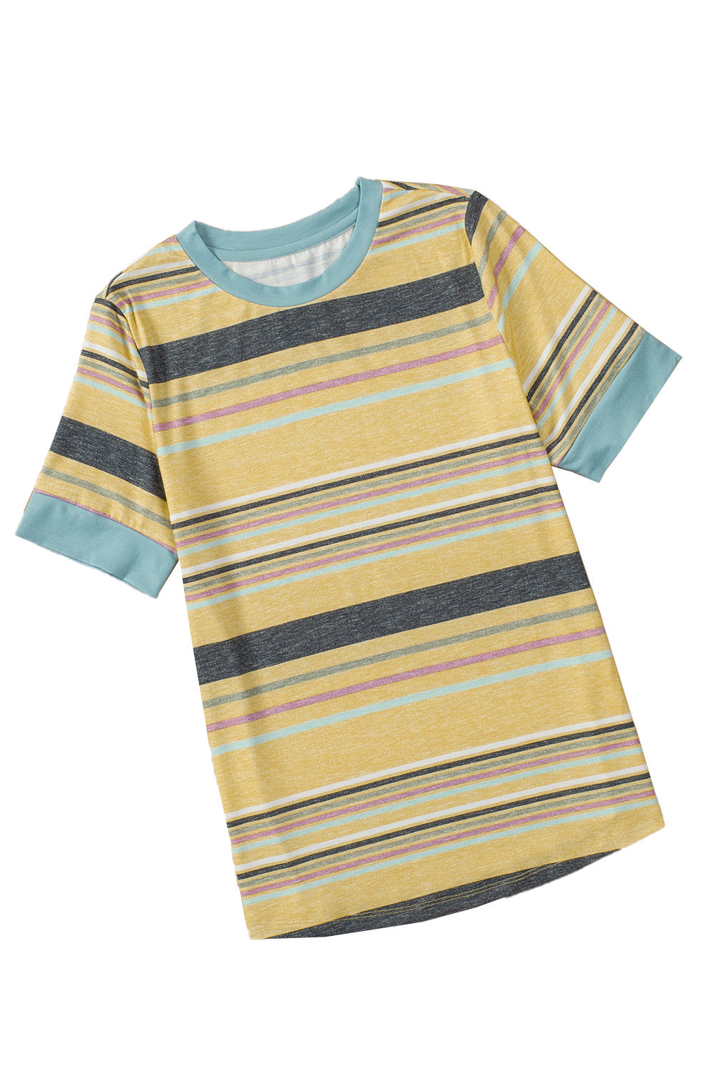 Stripe Short Sleeve Crewneck T-Shirt