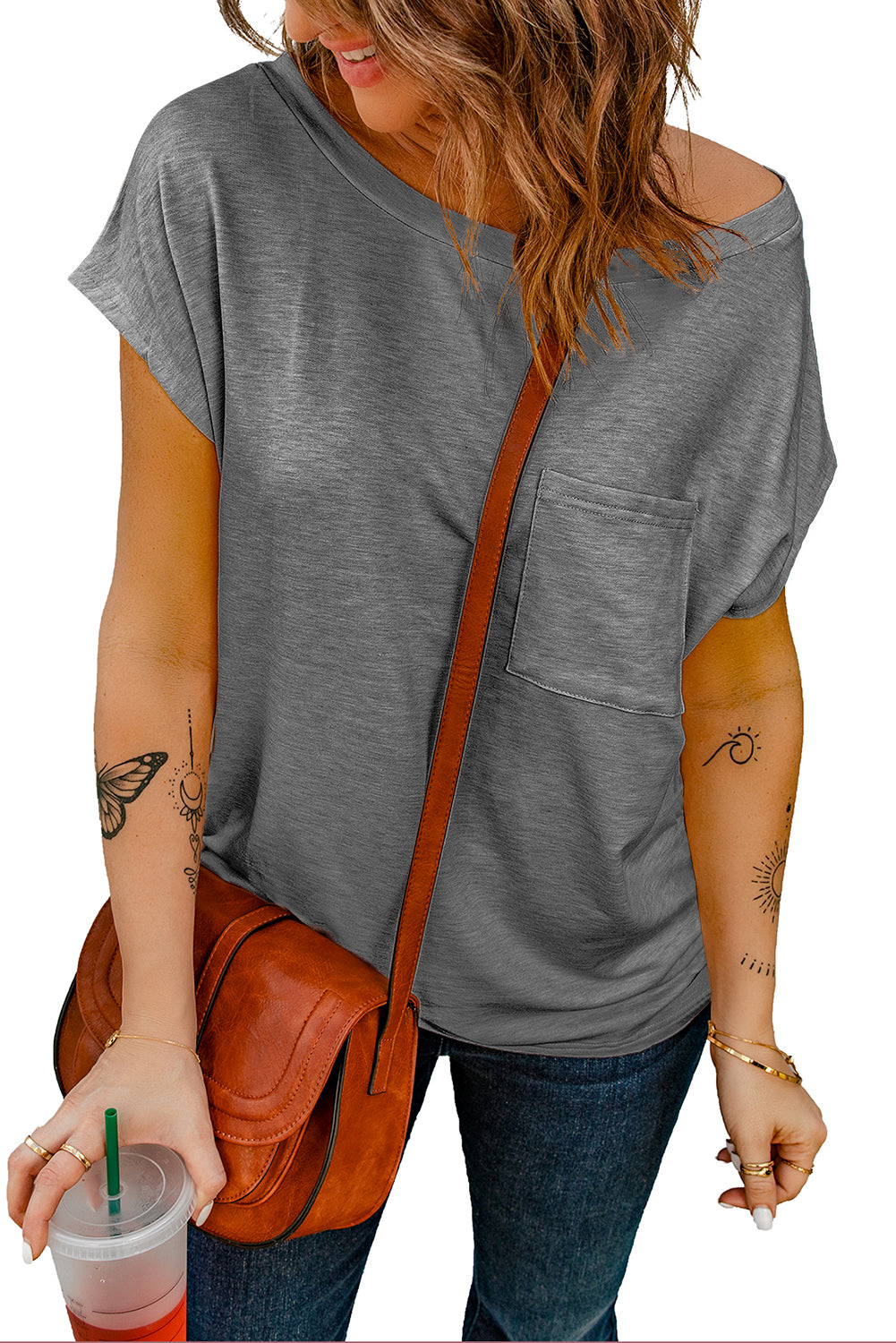 Short Sleeve Pocketed Tee