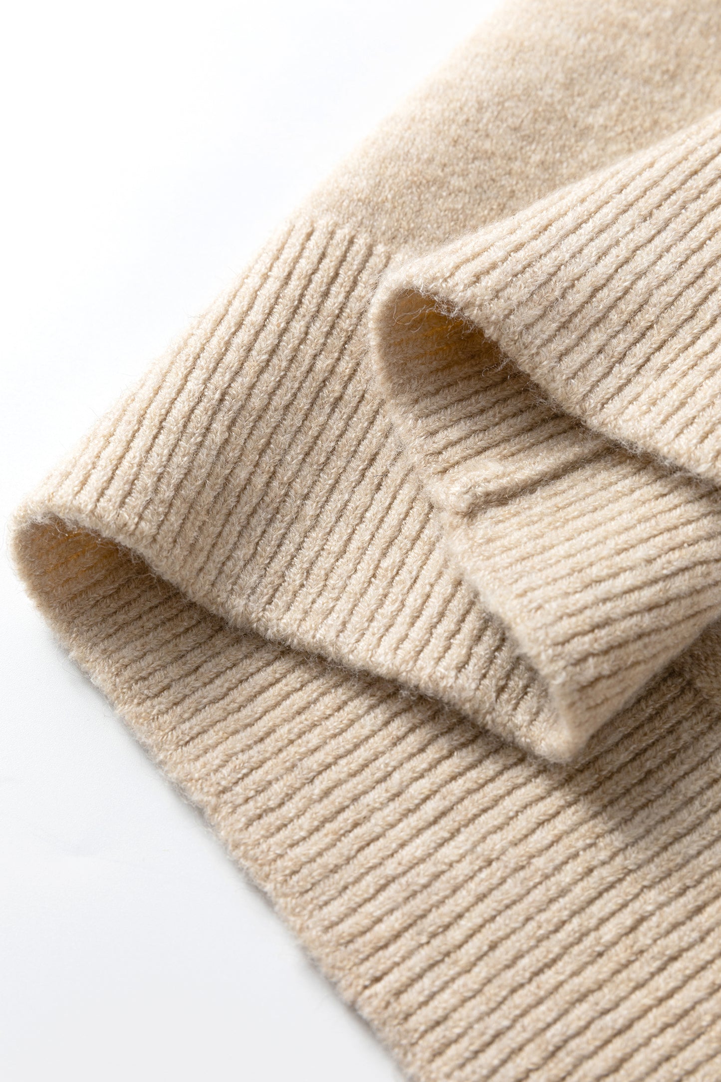 Lace Trim Buttoned Raglan Sleeve Sweater Dress