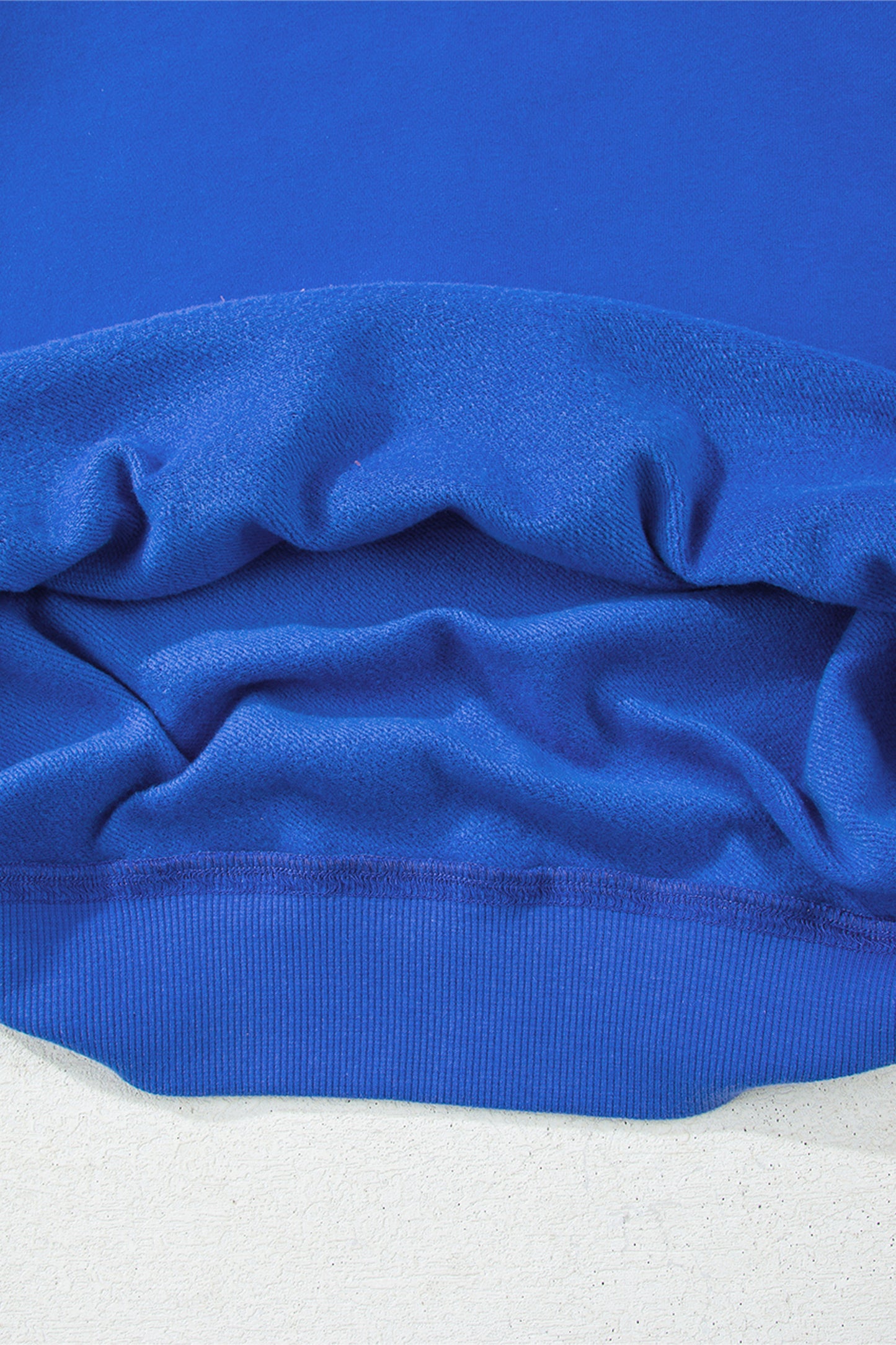 Solid Mock Neck Oversized Sweatshirt