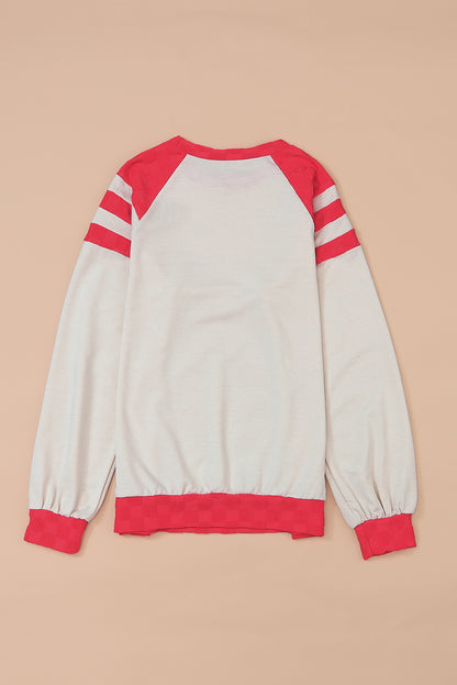 Colorblock Raglan Long Sleeve Top