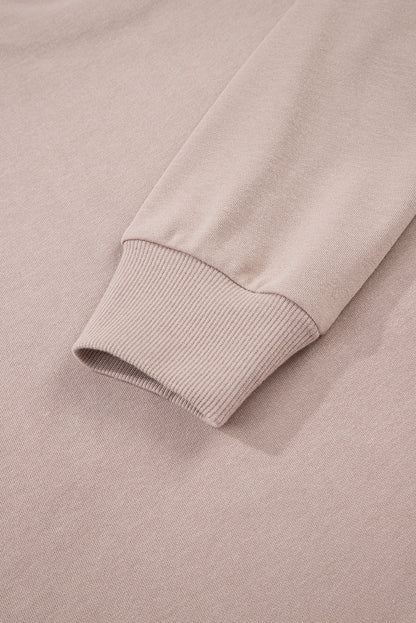 GOBBLE Thanksgiving Raw Hem Sweatshirt